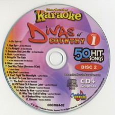 CHARTBUSTER KARAOKE CD G 5024 Disc 2 COUNTRY DIVAS LeAn Rimes,Jo Dee Messina 