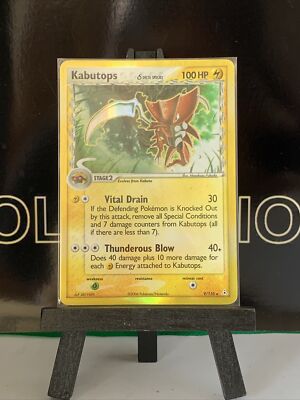 Pokémon TCG Kabutops Delta Species 9/110 EX Holon Phantoms LP | eBay