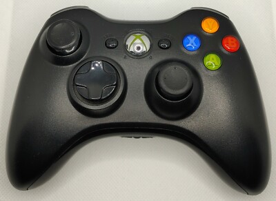 Manette Xbox 360 Sans Fil Noire + Adaptateur Bluetooth PC – Boîte Incluse – Occasion