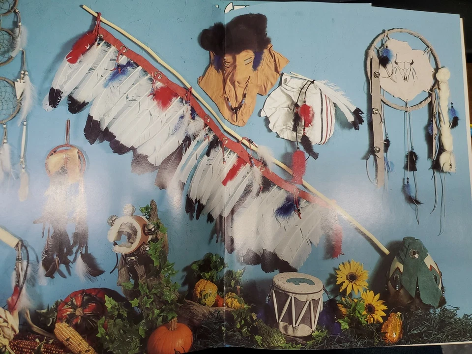 Spirit Sticks Craft Instructions Dream Catcher Rattle Shield Hair Ties Mandela - Image 3 of 4