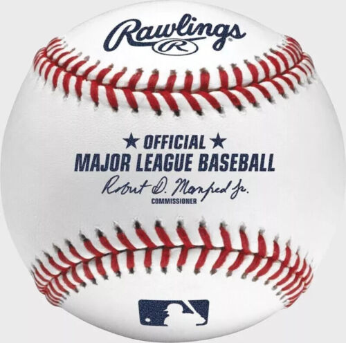 MLB RAWLINGS OFFIZIELLE MAJOR LEAGUE BASEBALLS ** MANFRED 1/2 DUTZEND - STCK 6