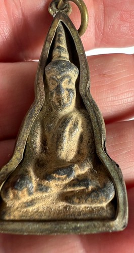 VERY OLD PHRA THA KRADAN AMULET Wat Sri Sawat, Kanchanaburi Province THAILAND - 第 6/6 張圖片