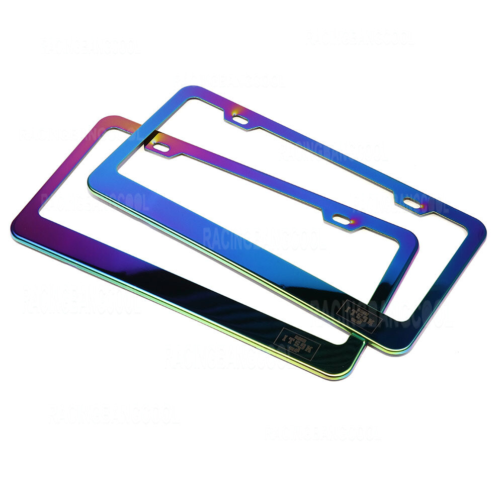 Gold Chrome License Plate Frame