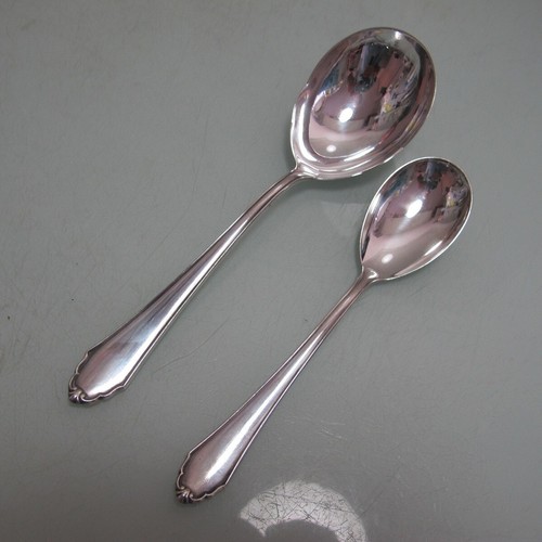 Kartoffellöffel + Kompottlöffel 90er Silberauflage BSF Model 96 - 第 1/3 張圖片