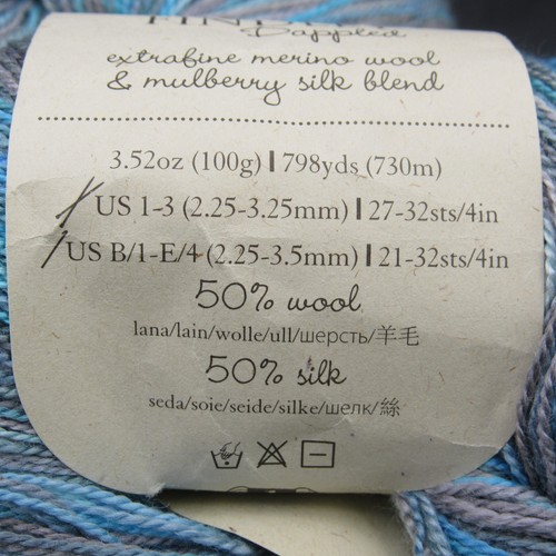 Juniper Moon Farm Findley Dappled Yarn, Two (2), Sail Away 143, Wool-Silk Lace - Picture 11 of 12