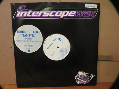 ENRIQUE IGLESIAS  '' SAD EYES ''   12'' MAXI-SINGLE