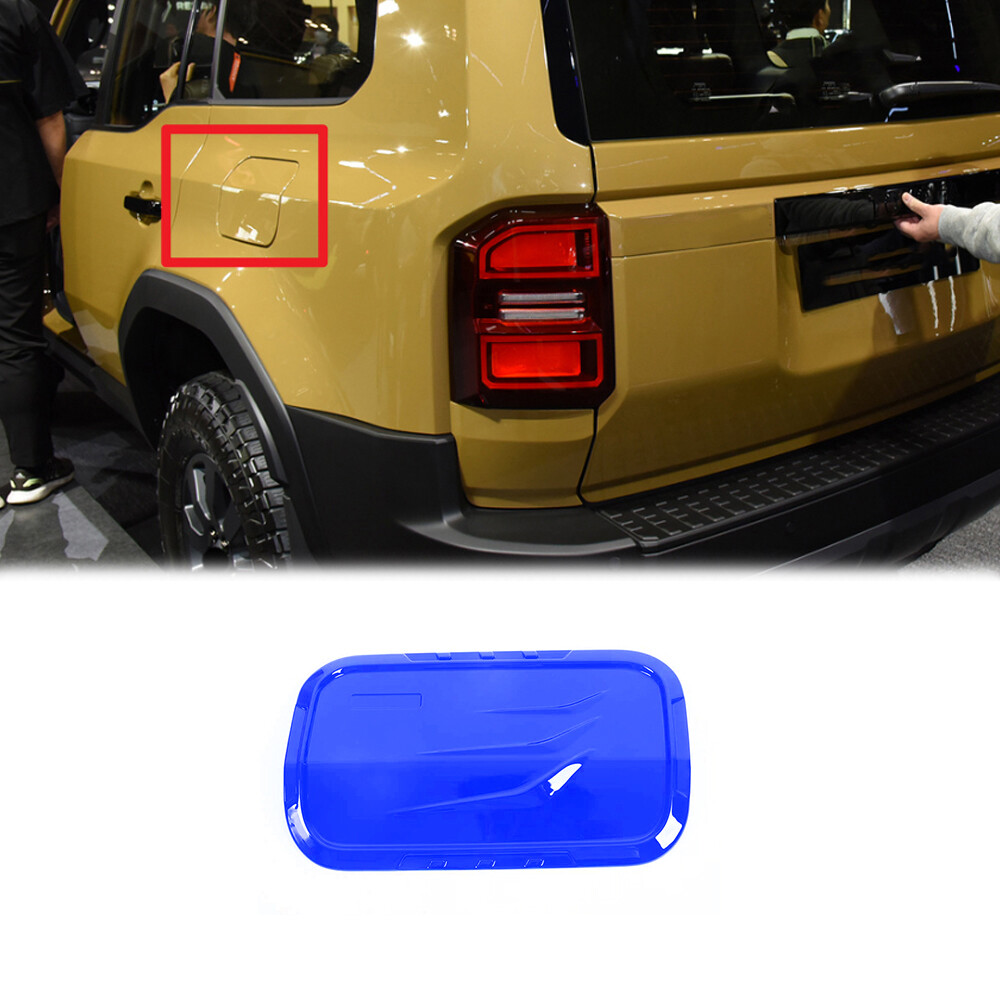 Fuel Filler Door Cover Gas Tank Cap For Toyota Land Cruiser 2024-25 Bright Blue