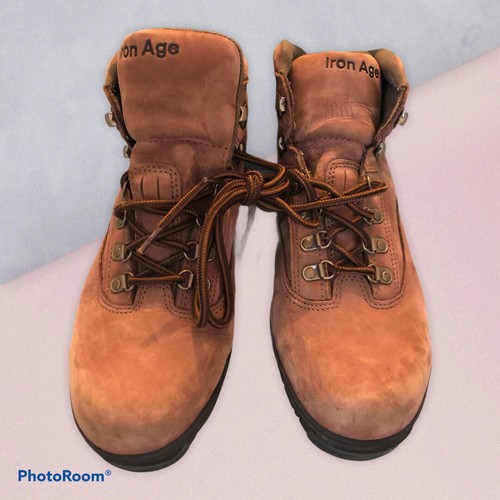 Womens Iron Age Steel Toe Shoes Work 