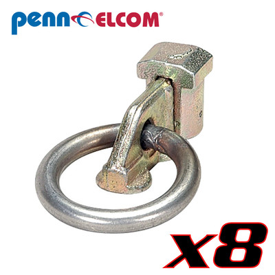 8 Penn Elcom R1437 Double Stud Metal Flying Point For track & Accessories R1438