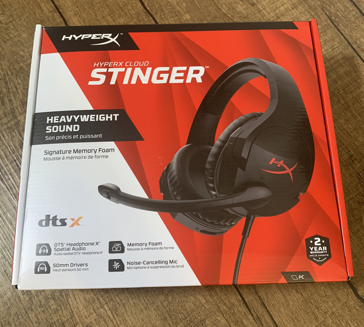 HyperX Cloud Stinger HX-HSCS-BK Comfortable Wired PC Gaming
