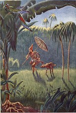 Scholz - De Foe (Defoe), Daniel. Robinson Crusoe. His Life Fates 1910