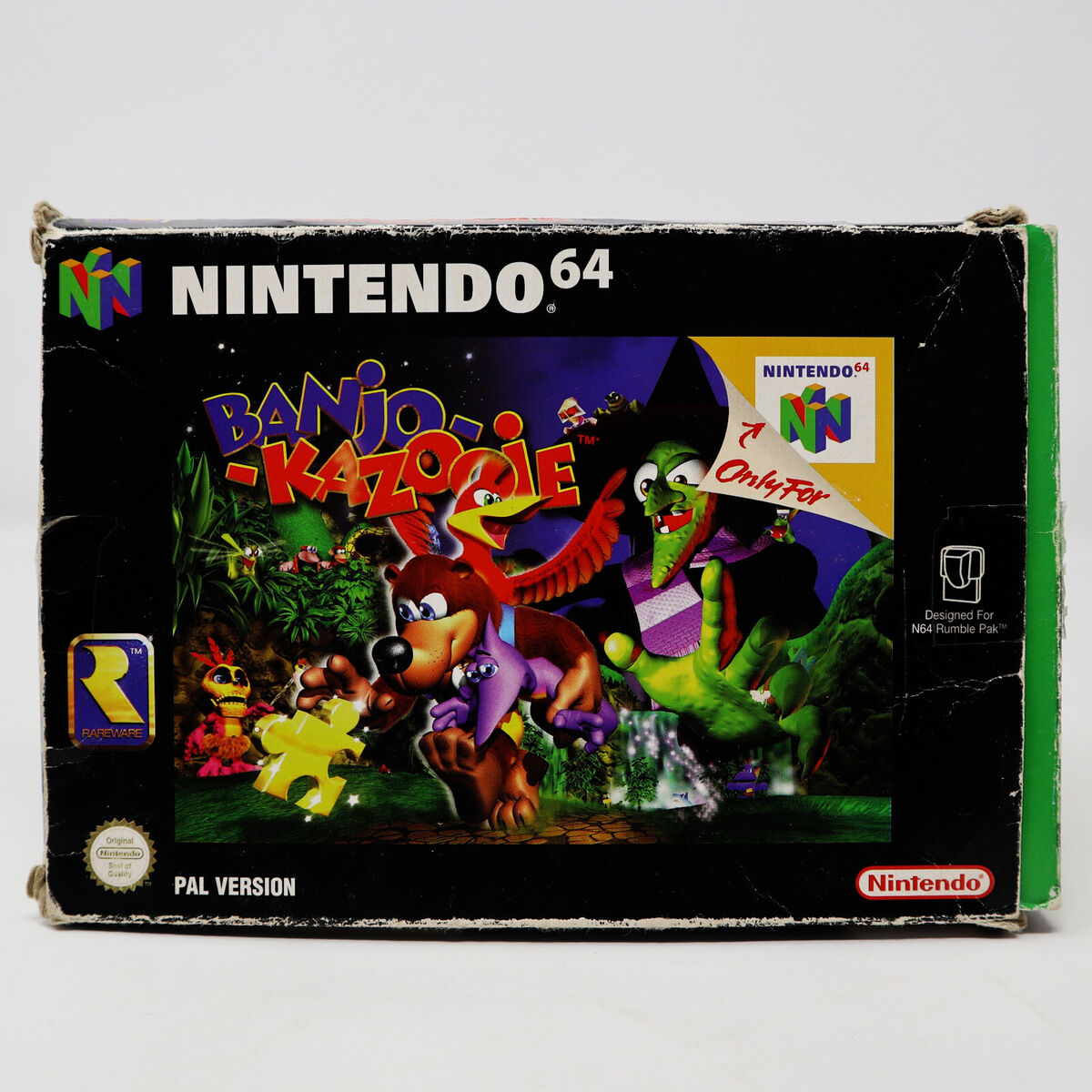 VINTAGE 1998 NINTENDO 64 N64 BANJO KAZOOIE CARTRIDGE VIDEO GAME PAL BOXED