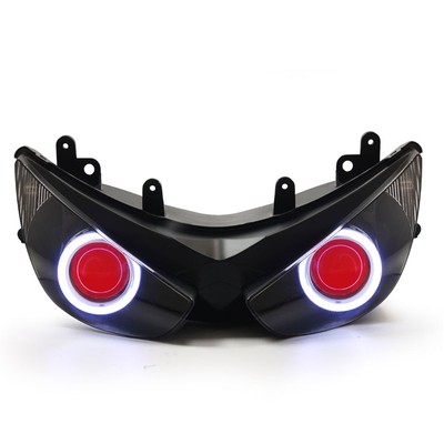 1X LED Headlight for Kawasaki Ninja ZX6R ZX-6R 2005-06 Motorbike