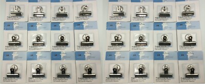 Sparco Bulldog Magnetic Clips Steel, #2, 2-1/4'', Silver, Heavy Duty, Case of 24