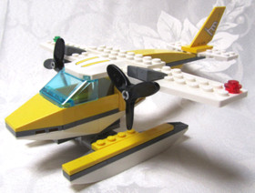 VINTAGE LEGO  CITY 3178 SEAPLANE 2010 RETIRED USED