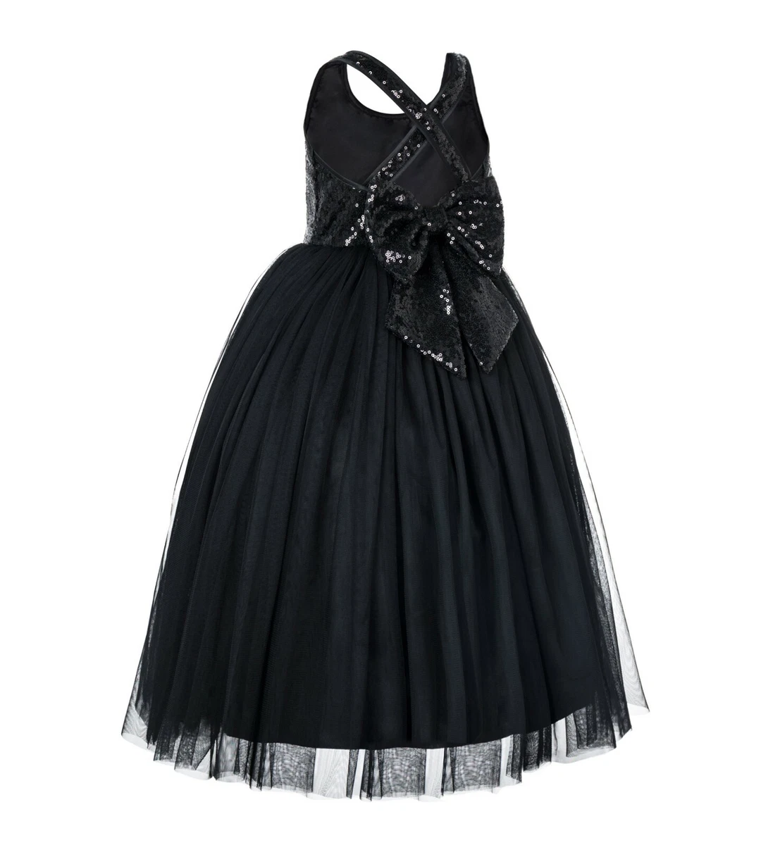 Flower Girl Black Dress Formal Wear for Girls for sale | eBay Flower Girl Black Dress Formal Wear for Girls for sale | eBay