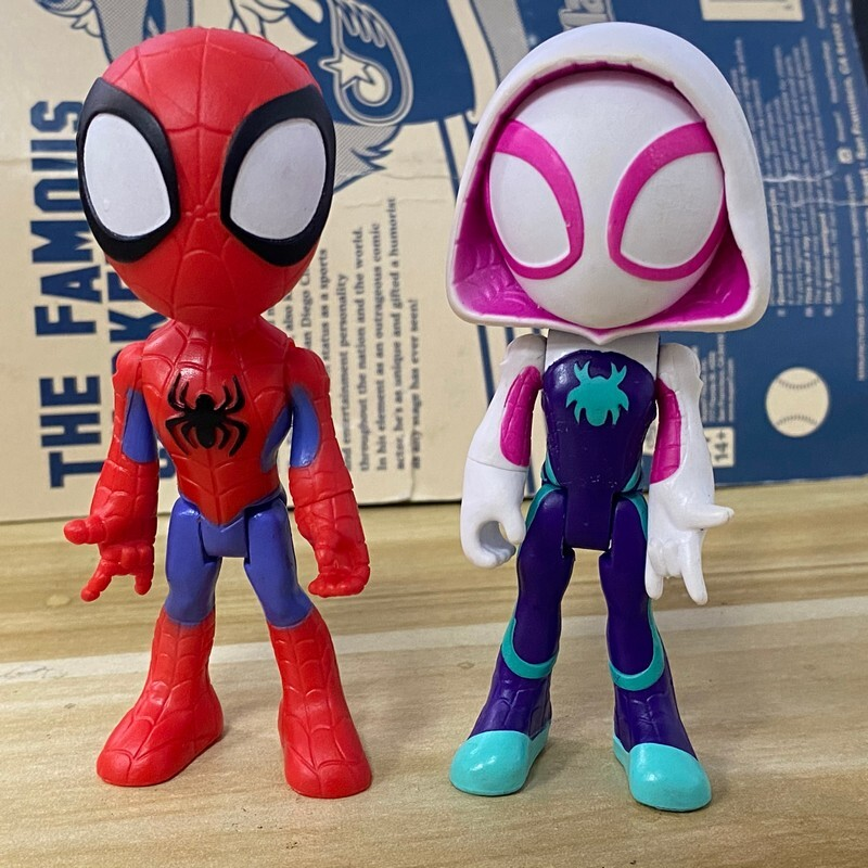 2PCS Marvel Spiedy & His Amazing Friends Web Squad Spiedy & Ghost