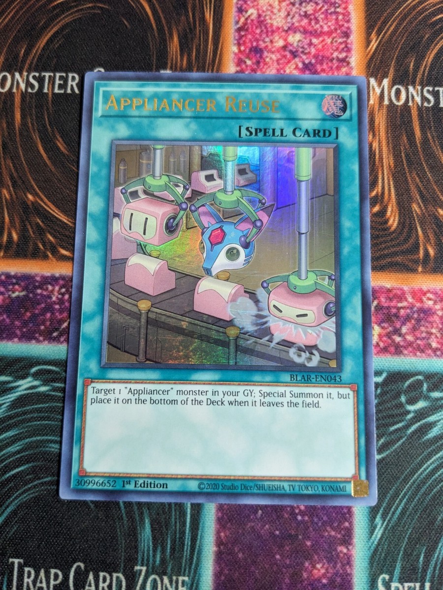 yugioh appliancer deck Yu-Gi-Oh! Appliancer Reuse BLAR-EN043 1st Edition Ultra Rare NM a1 Please help with appliancer deck