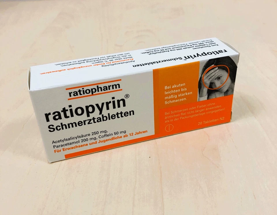 SIEHE ARTIKELBESCHREIBUNG RATIOPYRIN Schmerztabletten 20 St PZN: 7686182