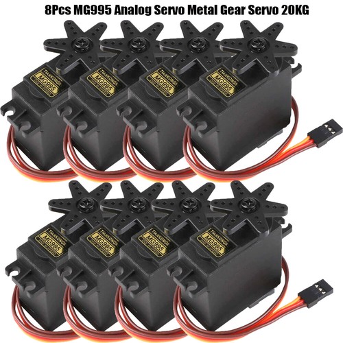 Servo digital de alto par de engranaje de metal MG995 para robot de carreras de camiones de radiocontrol Futaba JR RC - Imagen 16 de 29