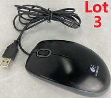 Lot 3  Logitech M-U0026 Optical 6ft Wired USB Scroll Wheel Mouse 810-002182