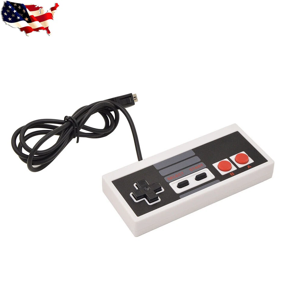 For Nintendo NES Mini Classic Edition Console Video Game Wired Controller Remote - Image 3 of 4