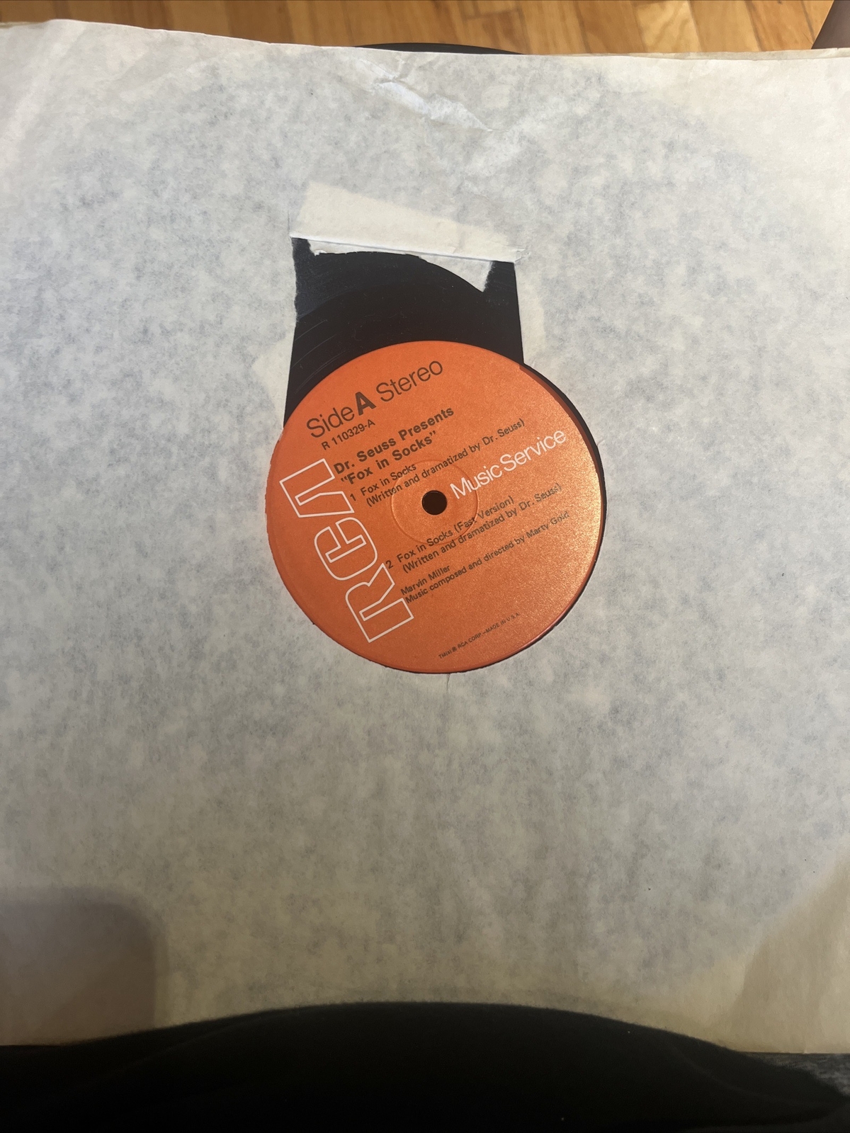 SAOLA Dr. Seus Vinyl Record (Green Eggs & Ham & Fox In Socks) (Record Only)