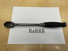 Snap-on Tools USA NEW 3/8" Drive DARK TITANIUM Soft Grip LONG Ratchet FHL80DT