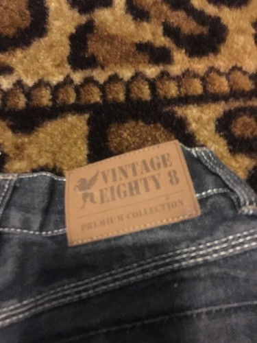 Vintage Eighty Eight Boys Blue Denim Jean Shorts Zip & Button Size 10 - Picture 6 of 6