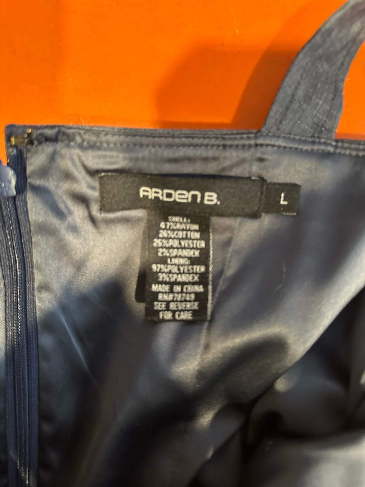 Arden B. Shift Solid Dress Size Large - image 4