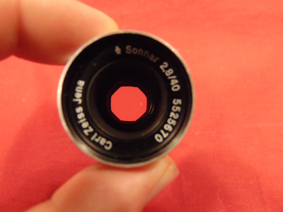 Objectif Carl Zeiss Sonnar 40mm F/2.8 Pour Caméra Super 8 (monture Pentaka 8) - Argent, Manuel