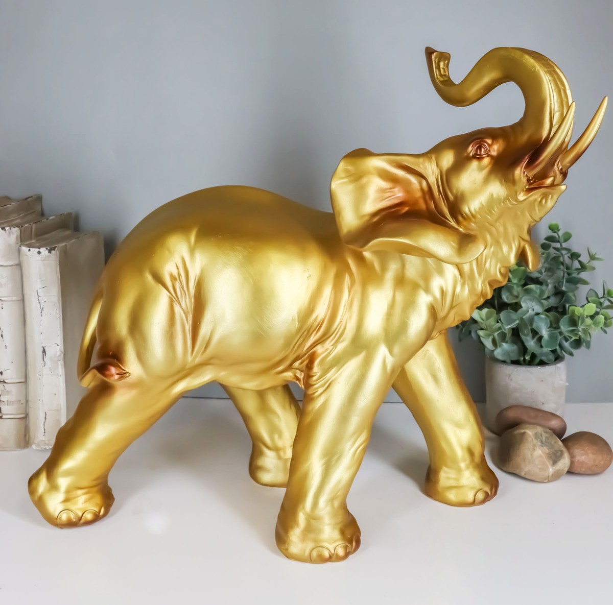 HEEPDD Statua dell'elefante di ricchezza fortunata, collezione di decorazione della casa del della figurina di ricchezza della scultura dell'elefante HEEPDD Statua dell'elefante di ricchezza fortunata, collezione di decorazione della casa del della figurina di ricchezza della scultura dell'elefante