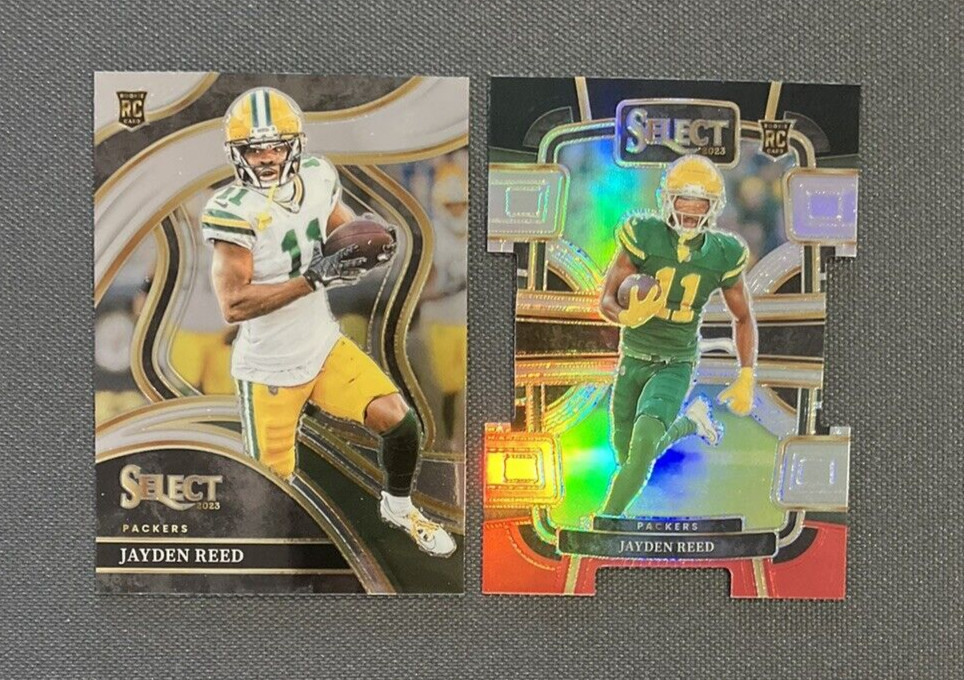 2023 Panini Select Club Level Rookie Jayden Reed #258 & Red Black DIE CUT