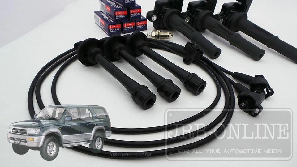 Toyota Hilux VZN167 172 5VZ V6 3.4L 2002-2005 Plugs Leads & Coil Pack Kit - image 4 of 4