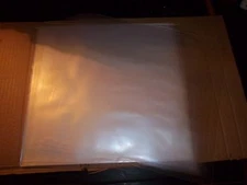  50 ct 12" 2 mil Clear Plastic Outer Jackets For LP Album Vinyl Records