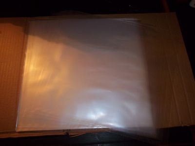 50 ct 12'' 2 mil Clear Plastic Outer Jackets For LP Album Vinyl Records