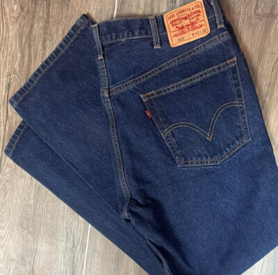 VINTAGE 90s 505 MENS DENIM BLUE JEANS MEDIUM WASH SIZE 40x32 ACTUAL 38x30.5