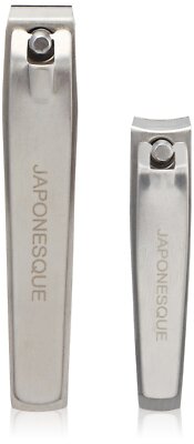 Fingernail & Toenail Clippers Set with Salon Quality Sharp Blades Made from S...