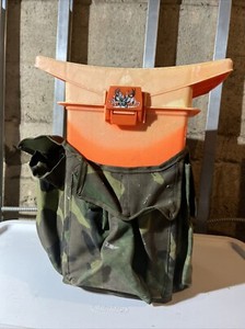 Woodstream Vintage Fishing Gear Sport Hunting Seat 9088Camo Pockets Storage NOS