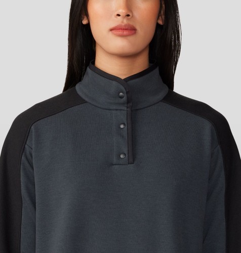 Mountain Hardwear Women's Camplife Snap Neck Pullover Size M Storm New RRP £81 - Picture 4 of 5