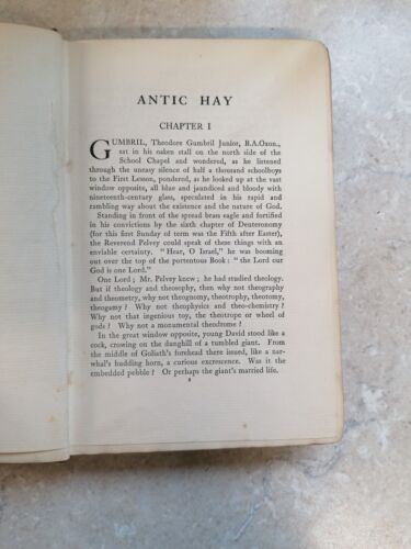 1923 ANTIC HAY - FIRST ED ALDOUS HUXLEY pub CHATTO WINDUS - Picture 4 of 11