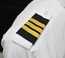 Aero Phoenix Professional Pilot Uniform Epaulets -Three Gold Bars -First Officer