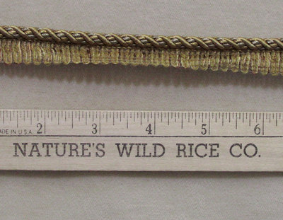 2 Pieces Cord Trim Shades of Gold Brown Gray 96'' & 237'' Long NEW Sewing Crafts