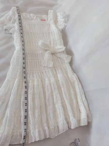 NWT $206 Zoe LTD Kids Girl's Ivory Fit-and-Flare Dress Size 10 No. 34059D - Picture 13 of 14