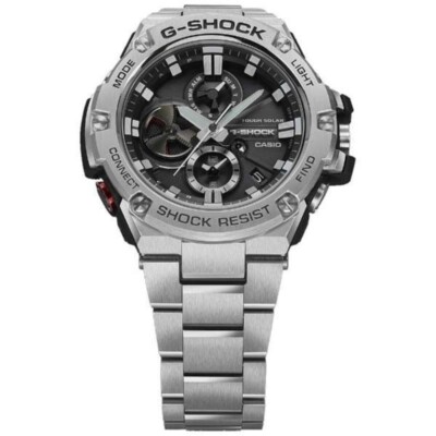 Casio G-Shock GST-B100D-1AJF G-Steel Smartphone Link Watch New +