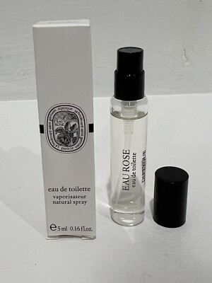 Diptyque Eau Rose Eau De Toilette Spray 5 ml/0.16 fl.oz Travel Size NIB