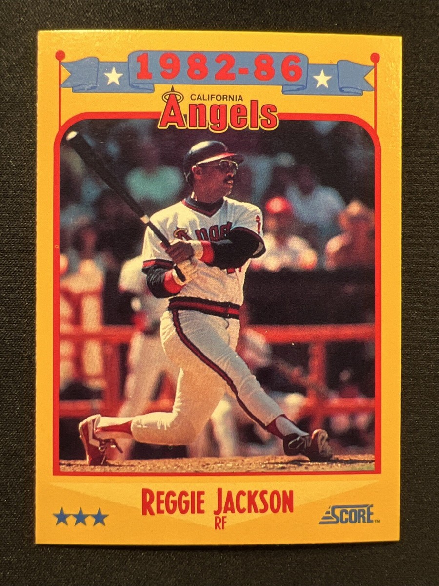 1988 Score: Baseball-1982-86/Salute #503 Reggie Jackson/Angels/RF