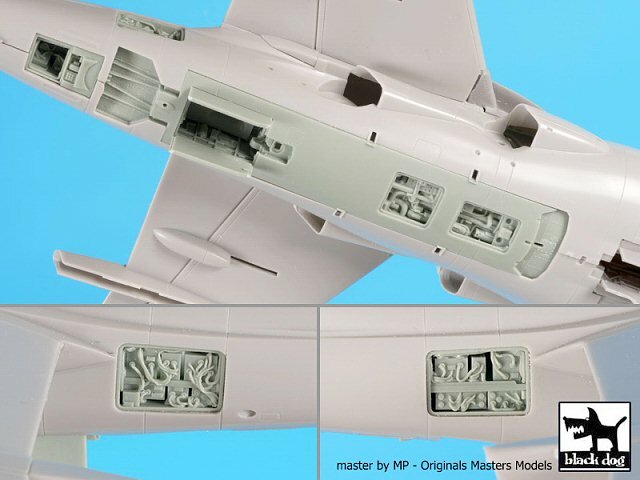 Black Dog 1/48 Harrier GR7 Aircraft Electronics and Hydraulics