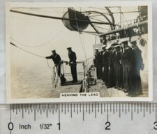 1937 Senior Service The Navy No. 48 Heaving the Lead