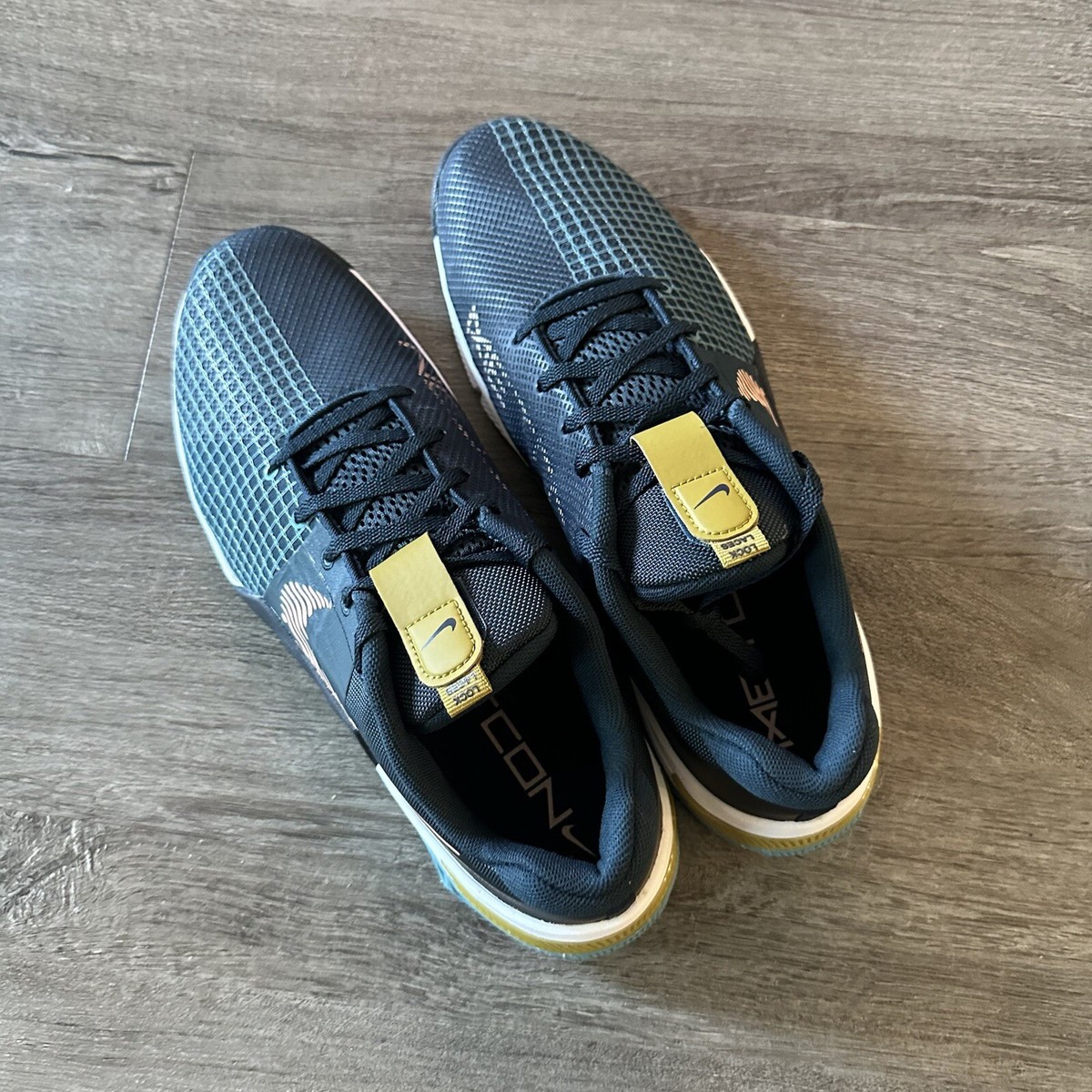 Nike Metcon 8 Armory Navy Gold Mens Shoes DO9328-401 Size 12 